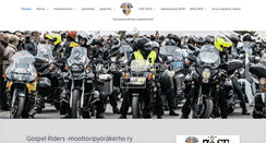 Desktop Screenshot of gospelriders.fi